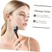 1pc Roller Massager for Muscle Relief - Handheld Ice Roller Scraping Tool - Body & Face Relaxation Accessory - 14x3cm Black - Buy Online on SooperMarket.com