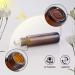Sungwoo 12 Pack Essential Oil Roller Bottles 10ml - Amber Glass Roller Bottles with Stainless Steel Roller Balls and Caps for Travel Perfume and Lip Gloss - Buy Online on SooperMarket.com