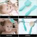 TOYANDONA 1 Set Baby Hair Brush and Comb Set for Newborns and Toddlers Baby Massage and Scalp Brush Ideal for Baby Cradle Cap Baby Shower Registry Gift Blue - Buy Online on SooperMarket.com