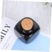 Mikinona Powder Bottle Jar Clear Ceramic Bottle Nail Art Ceramic Cup Liquid Powder Container Manicure Dishes Pill Container Bottle Ceramic Mug Practical Empty Bottle Wooden Bamboo - Buy Online on SooperMarket.com