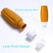 90ml Silicone Travel Bottles Set - BPA-Free Leak-Proof Refillable - Perfect for Toiletries Lotion Shampoo Conditioner (Brown) | International Shipping - Buy Online on SooperMarket.com