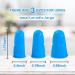 Promifun Blue Silicone Finger Protectors - 15 Pcs for Hot Glue Gun, Sewing, Adhesives, Wax - Finger Guards in 3 Sizes - Buy Online on SooperMarket.com