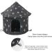 Outdoor Weatherproof Cat House - Perfect Pet Hut for Indoor & Outdoor Use | Easy to Assemble Traditional Yurt Design - Buy Online on SooperMarket.com