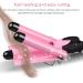 Professional 3 Barrel Curling Iron Hair Waver - 1 Inch Ceramic Curler with LCD Display (Pink) | Perfect for Gorgeous Waves | International Shipping Available - Buy Online on SooperMarket.com