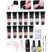 Polygel Nail Kit - Complete 8-Piece Starter Set for Nail Extensions & Art | DIY at Home - PGP004 - Buy Online on SooperMarket.com