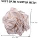 3pcs Bath Ball Shower Poufs - Mesh Bubble Maker Scrubber | International Shipping - Buy Online on SooperMarket.com