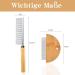 2 Pack Wooden Flea & Lice Comb for Dogs & Cats | Effective Pet Nit Removal - Buy Online on SooperMarket.com