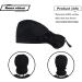 YUESUO Cotton Working Cap with Adjustable Ponytail Ribbon Tie Back - Black, One Size - Buy Online on SooperMarket.com