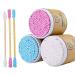 600 Counts Cotton Swabs Natural Double Tipped Organic Cruelty Free Ear Buds D03