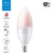 WiZ Connected Color 60W Candle B11 Smart WiFi Light Bulb  16 Million Colors  Compatible with Alexa and Google Home Assistant  No Hub Required  1 Bulb Candle Color 1 Count (Pack of 1) - Buy Online on SooperMarket.com