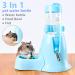 Norhogo Hamsters Water Bottle & Food Dispenser with Stand 80ml - Blue | Small Animals Guinea Pig Rat Rabbit Dwarf Gerbil Chinchilla - Buy Online on SooperMarket.com