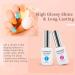 Dip Powder Gel Set - Activator, Base, Top Gel & Brush Saver - 0.5oz/Bot - Dipping Powder Acrylic Nail Manicure Pedicure - Buy Online on SooperMarket.com