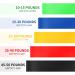 OKSTENCK Resistance Bands Exercise Bands with 5 Different Resistance Levels Resistance Fitness Exercise Band Made of Natural Skin-Friendly Material Comes with Carrying Bag Indoor and Outdoor Home gym. - Buy Online on SooperMarket.com