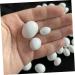 Yardwe 12pcs Fake Eggs Minieggs Household Egg Props Mini Egg Graffiti Plastic Eggs Fake Bird Eggs Parrot 1.6x1.2cm White - Buy Online on SooperMarket.com