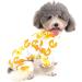 Zunea Soft Cotton Overall for Small Dogs - Enchanting Yellow Duck Romper Pajama Clothing for Pets & Puppies (Pack of 1) - Buy Online on SooperMarket.com