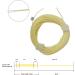 Aventik Trout Fly Line - Weight Forward Floating Cord with Exposed Loop | Easy Line ID - Milk Yellow 8WT - 1 Pack - Buy Online on SooperMarket.com