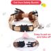 SuperBuddy Cute Bow Bell Cat Collar - 2 Pack Plaid Kitten Collar with Removable Bowtie for Cats Kittens - Brown-Black - Buy Online on SooperMarket.com