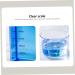1PC Laundry Detergent Dispenser 1800ml Clear Airtight Washing Powder Dispenser with Scale and Cup Detergen Box for Solid Liquid 1800ml with scale - Buy Online on SooperMarket.com
