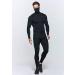 TSLA Men's UPF 50+ Mock Long Sleeve Compression Shirt | 1 or 3 Pack | Athletic Workout & Water Sports Rash Guard | Black Medium - Buy Online on SooperMarket.com