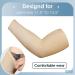 12 Piece Men's Tattoo Cover Sleeve UV Sun Protection Arm Sleeves - Nude Color - Buy Online on SooperMarket.com