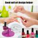 Nail Polish Holder Wide Angle Adjustable Nail Polish Holder Amateur Painting Base (Purple) - Buy Online on SooperMarket.com
