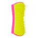 Tangle Teezer | Pet Teezer | Detangling and Dog Grooming Brush | Dry Brush or Dog Bath Brush | Pink & Yellow Pink & Yellow 1 Count (Pack of 1)