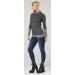 Happy Mama Maternity Nursing Jumper Sweatshirt 348 Graphite Melange & Black With Stars - Size 14-16 - Buy Online on SooperMarket.com