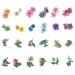 Dokpav 2 Boxes Dried Flowers for Nail Art - 24PC Green Leaves & Real Flower Set with Curved Tweezers | 3D Nail Art Accessories for Stunning Nail Decor - Buy Online on SooperMarket.com
