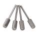Nail Art Drill Polishing Removing Nail Gel 4 Pieces Nail Tungsten Steel Drill Grinding M C F XF with Storage Box for Nail Studio