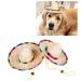CheeseandU 2Pack Handcrafted Pet Straw Hat with Adjustable Chin Strap, Lovely Sun Hat Funny Mexican Party Costume Party Photo Prop Dog Sombrero Hat for Dog/Puppy/Cat/Kitty Small