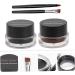 KALLORY 2pcs Black Waterproof Eyeliner Smudge Proof Eyeliner Eye Shadow Cream Eyeshadow Gel Water Proof 1 count (Pack of 1) As Shown - Buy Online on SooperMarket.com