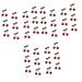 HOMSFOU 3pcs Bayberry Ball String Ornament Banner Garland Christmas Strawberry Room Decor Artificial Fruit Garland Christmas Mantle Fireplace Birthday Party Supplies Cherry Cotton Thread