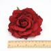 2 in 1 Artificial Big Rose Flower Hairpin Hair Clips Flower Brooch for Women Party (Dull Red) Dark Red - Buy Online on SooperMarket.com