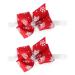FRCOLOR 2pcs Christmas Baby Girl Headbands Snowflake Bow-knot Head Wraps Hairband Hair Accessories For Toddlers Infants Newborn