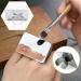 Tumnea Nail Mixed Palette - Stainless Steel Ring Manicure Tool | Eyeshadow Color Mixing Palette for Nail Polish & Foundation - Buy Online on SooperMarket.com