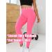 KIWI RATA Women's High Waist Scrunch Butt Yoga Pants - Rose, XL | Tummy Control Sport Leggings - Buy Online on SooperMarket.com
