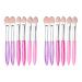 Ferleiss 12 Pieces One End Foam Tip Applicators Eyeshadow Brush
