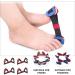 Healeved Clip Board 12pcs Toe Alignment Stretchers for Hallux Valgus with Blue Belt - Men's Foot Corrector Tool - Elastic Bunion Corrector and Toe Straightener Braces (Blue x3pcs) - Buy Online on SooperMarket.com