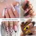 6 Sheets Heart Nail Art Stickers - 3D Self-Adhesive Valentine's Day Decals for Manicure Decoration - Buy Online on SooperMarket.com