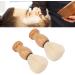 Premium Mini Shaving Brush for Men - Soft Synthetic Wooden Handle Ideal for Travel & Home Grooming | Facial Razor & Clean Tool - Buy Online on SooperMarket.com