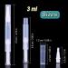 12Pcs 3ml Empty Nail Oil Pens with Brush Tip for Lip Gloss and Eyelash Growth - Transparent Twist Pens for Precise Application (12PCS) - Buy Online on SooperMarket.com