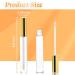 Vumdua 30 Pcs 10ml Empty Lip Gloss Tubes Containers - Refillable Gold Lip Balm Bottles for DIY Makeup and Homemade Lip Balm Samples - Buy Online on SooperMarket.com