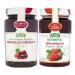 Diabetic Jam Bundle with Stute Diabetic Strawberry Jam 430g and Stute Diabetic Morello Cherry Jam 430g (2 Pack)