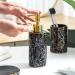 Shop 4-Piece Ceramic Bathroom Toiletries Set | Lotion Bottle & Toothbrush Holder | Elegant Household Items - International Shipping Available - Buy Online on SooperMarket.com