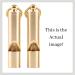 FUTURESTEPS Premium Brass Whistles Set of 2 with Black Lanyard - Loud Survival Whistles - Buy Online on SooperMarket.com