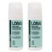 Lafe's Natural Deodorant | 3oz Roll-On Aluminum Free Natural Deodorant for Men & Women | Paraben Free & Baking Soda Free with 24-Hour Protection | Cedar & Lime - Formerly Fresh | 2 Pack | Packaging May Vary