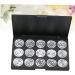 PLAFOPE 15 Empty Eyeshadow Palette Estuche De Maquillaje Empty Makeup Empty Eyeshadow Case Eye Shadow Silver - Buy Online on SooperMarket.com