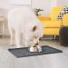 EIOKIT Dog Food Mat - Waterproof Silicone Pet Bowl Mat with Raised Edge - Grey (Various Sizes) - Buy Online on SooperMarket.com