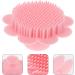 Healvian Silicone Baby Bath Brush Set - Gentle Skin Care and Massage for Newborns - 2 Pack 10x10x5cm - Buy Online on SooperMarket.com