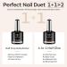 Modelones Nail Tips & Glue Gel Kit - 500 Pieces Mini UV Lamp Gel Nail Extension Set Transparent Color - Perfect Nail Art Gift - Buy Online on SooperMarket.com